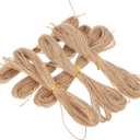 3pcs DIY Jute Twine Rope for Hanging Tags Decorative Craft Materials for Weddings Parties Home Decor and Present Wrapping Durable and Lightweight Design