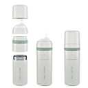 MILK & WATER All in One Baby Bottle & Baby Formula Dispenser On The Go, 9oz - Keeps Water Warm & Formula Fresh - Baby Formula Mixing Bottle with Anti Colic Nipple - Leak-Proof - 6+ Months (Green)