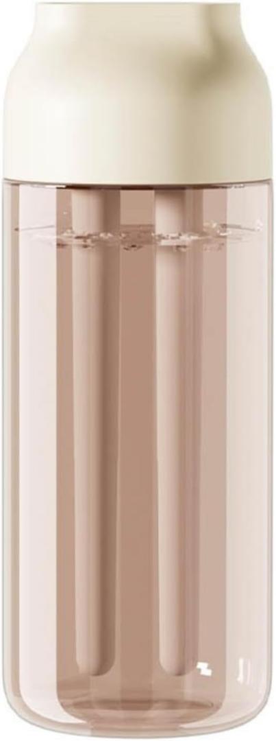 Portable Small Humidifier Dual Nozzle - Large Cool Mist Humidifiers Double Spray Ports, Water Shortage Protection, Ultra-Quiet, Mini Humidifier for Bedroom Plants Office Car Travel (P07)