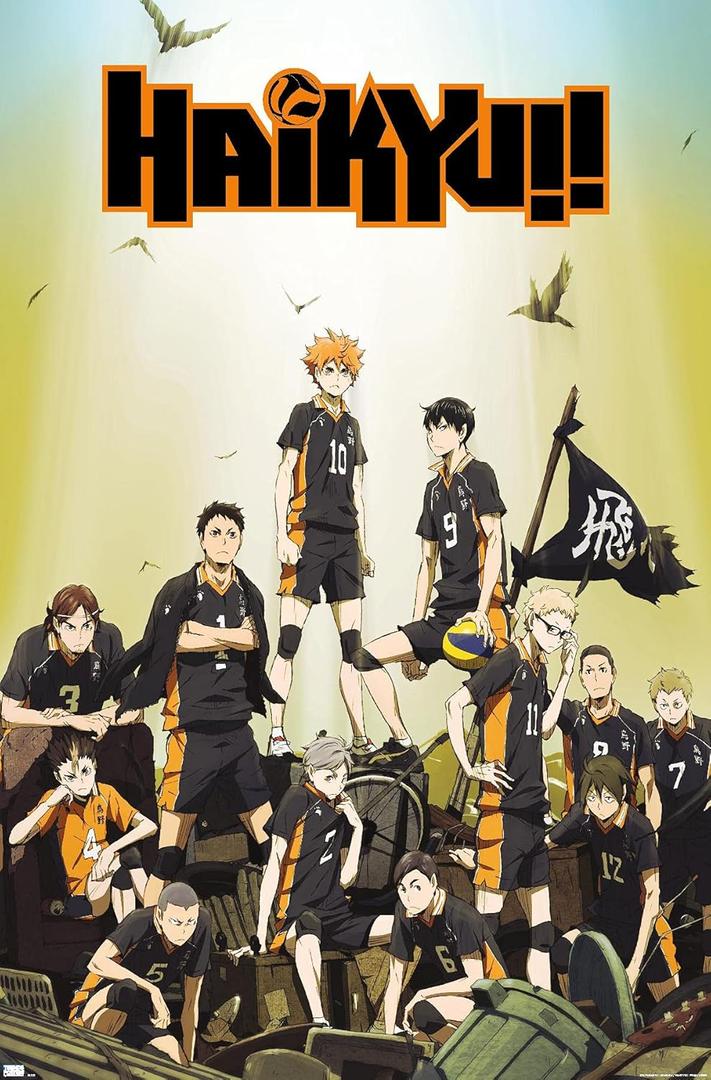 Trends International Haikyu!! - Key Art Wall Poster, 34L x 22.4W, Unframed Version