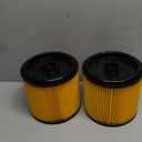 2 Pack Replacement Filter Compatible with Vacmaster Shop Vac 5 to 20 Gallon, Vac Master VCFS Standard Disposal Cartridge Filters For Hart Wet/Dry Vacuums