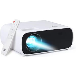 Projector with WiFi and Bluetooth Full HD 1080P Support 4K,18000L Outdoor Bedroom Movie Projector Compatible with Android/iOS/Laptop/TV Stick/X-Box/HDMI/USB