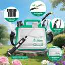 SHIJING Battery Powered Sprayer,Update Electric Garden Sprayer with USB Rechargeable Handle,3 Mist Nozzles, Retractable Wand, Adjustable Shoulder Strap,Weed Sprayers in Lawn & Garden
