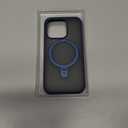 TORRAS UltraMagnetic Ostand for iPhone 15 Pro Case, [Compatible with MagSafe] [Flexible Stable Stand] MilitaryGrade Protection Translucent Slim AntiScratch Ring Kickstand, Navy Blue 6.1"