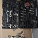 VEVOR Tap and Die Set, 116-Piece Include Metric and SAE Size, Bearing Steel Taps and Dies, Essential Threading Tool for Cutting External Internal Threads, with Complete Accessories and Storage Case