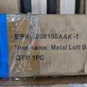 Linique Twin XL Size Gaming Loft Bed with L-Shaped Desk, LED and Charging Station, Metal Loft Bed with Wardrobe and Adjustable Shelf for Kids Teens Adults, Black