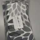 Black White Pillow Covers 18x18 Inch Set of 4 Black Gray Dahlia Flower Throw Pillows Cases Modern Geometric Floral Square Cushion Cover for Sofa Couch Bed Living Room Decor Pillowcases