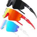 SEKKAF Kids Baseball Sunglasses for Boys Girls Youth Softball Cycling Sports Sunglasses UV400 Protection Age 5-12