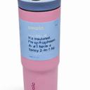 Owala® 40 oz Travel Tumbler SS Pink Skies