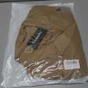 Womens Cropped Blazer Business Casual Lightweight Long Sleeve Suit Jacket Work Office Blazer for Women (Large, Tan)