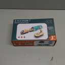 Electric Train for Wooden Track, Remote Control Train Toy, Motorized Train and Tunnel with Voice & Lights Effect, Battery Operated Locomotive Train Set Compatible with Thomas, Brio, Chuggington