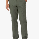 Amazon Essentials Men's Straight-Fit Wrinkle-Resistant Flat-Front Chino Pant, Dark Olive, 29W x 29L