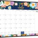 2026-2027 Desk Calendar - Large Desk Calendar 2026-2027, JUL 2026 - DEC 2027, 22" x 17", 18 Months Calendar Large, Desk/Wall Calendar 2-IN-1 with Corner Protectors, Desk Pad, To-Do List & Notes - Blue