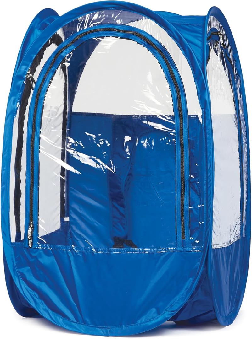 WeatherPod StadiumPod The Original Pop-Up Pod - 1 Person Wearable Stadium Pod - Protection from The Wind, Rain, and Cold - Weather Pod for The Bleachers - Personal Tent for Sporting Events (Royal Blue)
