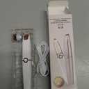 Abhiya's Facial Hair Remover & Eyebrow Trimmer - 2 in 1 Electric Women's Face, Nose & Body Shaver - Painless Epilator - USB Rechargeable with LED Light