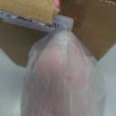 Pink White Christmas Table Decorations Indoor- 3 Pcs Flocked Velvet Christmas Trees with Lights, Modern Cone Christmas Tree Tabletop Centerpieces for Xmas Party Tabletop Mantel Tiered Tray Home Decor