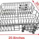 【2026 Next Generation】DD82-01074A Middle Rack Assembly OEM Replacement part Fit For Samsung Dishwasher Dishrack DW80R5061/DW80R5060/DW80K7050UG Series