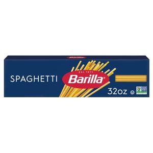 4 x Barilla Spaghetti Pasta, 32 oz. Box - Non-GMO, Made with Durum Wheat Semolina - Kosher Certified (EXP 02/01/29)