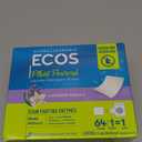 ECOS Laundry Detergent Sheets Vegan, No Plastic Jug, No Mess, Liquid Free - Hypoallergenic, Plant Powered Laundry Detergent Sheet - Lavender Vanilla - 64 Count (Pack of 1)