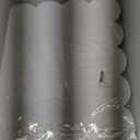 Scalloped Felt Bulletin Board 24 x 18 Inches Foldable Flesh Pink Pin Cork Board Alternative for Wall, 2' x 1.5' Trifold Picture Vision Self Adhesive Bulletin Decorative