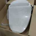 Kohler PureWash E580 Elongated Bidet Toilet Seat, White, Quiet-Close Lid Prevents Slamming, Self-Cleaning Wand, Adjustable Water Pressure with Multiple Cleansing Options