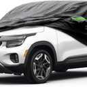 Proadsy Car Cover Custom Fit for Kia Seltos 2021-2025 2026, Waterproof All Weather for Automobiles, Full Exterior Cover Rain Snow Sun Protector Indoor Outdoor Car Cover