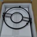 LYEOBOH 3 Ounce Espresso Cups and Saucers Set of 6, Ceramic Small Coffee Cups with Metal Holder and Spoons, Cute Demitasse Cups for Tea, Espresso, Latte, Cafe Mocha, Brown