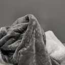 Bedsure Heated Blanket Wearable Shawl - Electric Wrap Poncho Blanket Hoodie for Adult, Birthday Gifts for Mom Women, Sherpa Heating Throw with 4 Time Settings & 6 Heat Settings, 55x64 inches, Grey