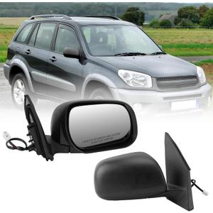 Right Passenger Side Mirror Compatible with Toyota RAV4 2009 2010 2011 2012 Power Manual Folding Non-Heated US Built Door Mirrors (3 Pins)