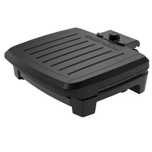 GEORGE FOREMAN® Contact Submersible™ Grill, 5-Serving Grill - Adjustable Temperature Control, Black Plates, Wash the entire grill