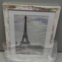 9x12 Picture Frame with Glass, Display Pictures 7x10 with Mat or 9 x 12 without Mat - Wall and Tabletop, 9 by 12 Photo Wooden Frames (Distressed White, 1 Pack)