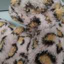 GreenJoy Leopard Print Dog Sweater  Stretchy Fleece Dog Turtleneck Sweatshirt for Puppies & Cats, Soft & Warm Pet Winter Clothes for Small, Medium & Large Dogs (Pink, Large)