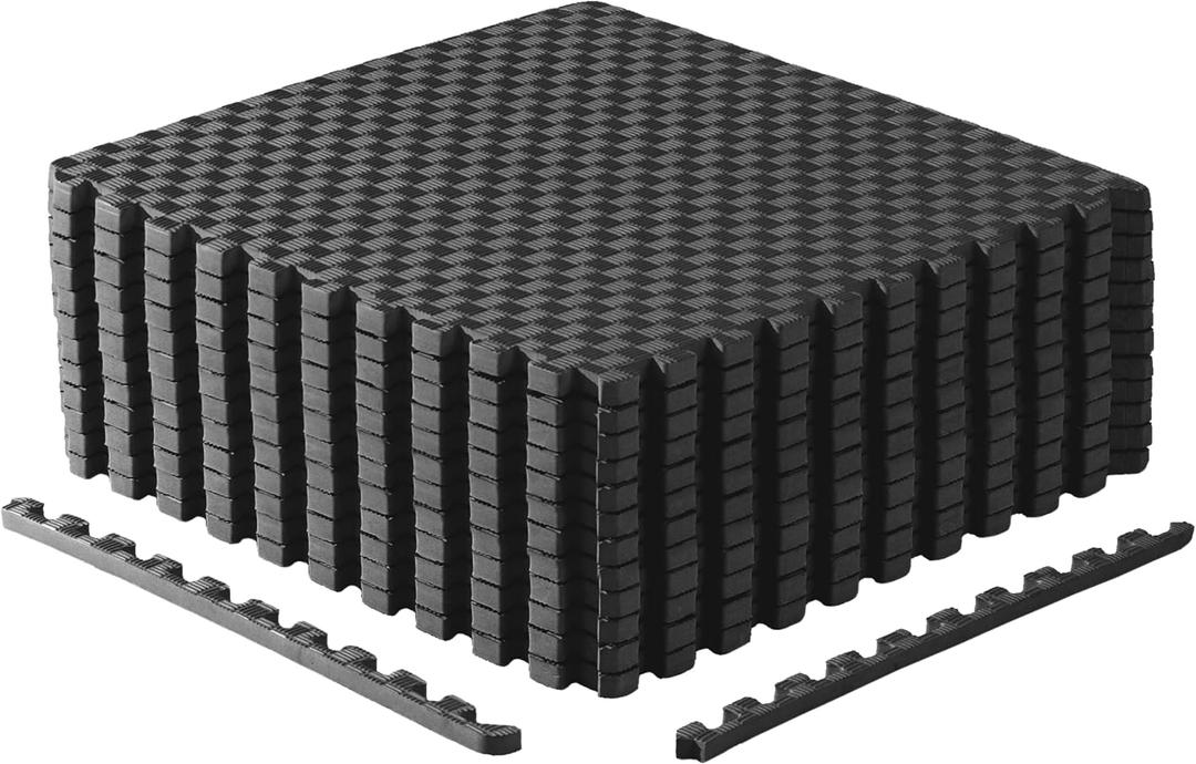 CAP 24-Inch Interlocking EVA Foam Puzzle Exercise Mat, 3/4-Inch