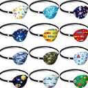 Timgle 12 Pcs Eye Patches for Kids Adjustable Eye Patch Single Cute Reusable Cartoon Eyepatch with Elastic Strap Costume Accessories for Boys Funny Gifts Right or Left Various Pattern