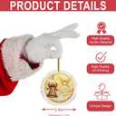 4 x It's a Wonderful Life 4 - Every Time a Bell Rings an Angel Gets His Wings - Inspired Christmas Angel Wings Bell Heaven Retro Vintage - Christmas Ornaments - Christmas Decorations - 3.6 in Acrylic