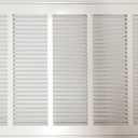 HVAC Premium 26 x 20 Duct Opening Steel Return Air Filter Grille, for 1-inch Filter, Removable Door, Flat Stamped HVAC Vent Cover Grille, Outer Dimensions 28.5 x 22.5