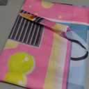 4FT Ice Cream Truck Tablecloth Ice Cream Birthday Party Decor for Baby Shower Sweet One Birthday Donut Themed Party Supplies (48" x 24" (Rectangular))