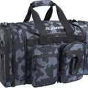 PLUSINNO Tackle Bag - Expandable Fishing Bag for Saltwater & Freshwater - Water Resistant Fishing Gear Shoulder Bag For Men, All-purpose Carrying Bags for Outdoors