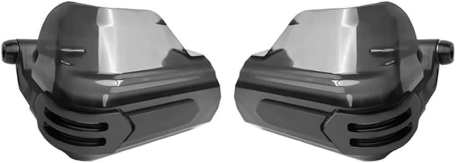 Windproof Motorcycle Hand Guards Motorcycle Handlebar Handguards Horn Handle Protection Motorcycle Handbrake Protector Shield (Black)