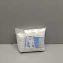 Soft Leather Chair Seat Covers Dining Chairs Set of 4, Waterproof Seat Covers for Kitchen High Stretch & Well-Fitted Chair Covers Dining Chairs with Elastic Ties (Cream, Rear-Covered), 17"D x 17"W x 3.5"H