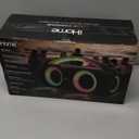iHome Bluetooth Speaker Boombox with FM Radio, Party Lights and Remote Control – Black (iBT920B)