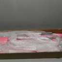 Tepemccu Expandable Gymnastics Bars, Adjustable Height Gymnastic Horizontal Bars, Children Folding Training Bar for Kids (Pink)