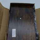 HOOBRO Slim Laundry Hamper with Lid, 11Gal Rolling Laundry Basket with Wheels, Laundry Sorter with Side Pockets and Handle, Oxford Fabric Bag, Space-Saving, Rustic Brown and Black BF24XY01G2