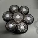 2025 New Bawldy 9.0 Shaver, Bawldy Pro Head Shaver, 9D Floating Blade Heads, Intelligent LED Display IPX7 Waterproof Wet Dry Shaving, Rechargeable Cordless Razor (1 Set Silver)