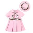 Baby Girl Wild One 1st Birthday Outfit Leopard Print Bloomer Shorts Set Cheetah Dress Jungle Safari Theme Outfits Pink 0-6 Months