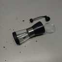 Primula Manual Adjustable Burr Coffee Grinder - Ceramic Mill & Brushed Stainless Steel Body - Whole Bean for French Press, Cold Brew, Espresso, Camping, And More