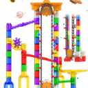 Motorized Marble Run - Marble Runs Stem Toys for Kids 4-8 8-12 - Construction Building Educational Space Toys 5-7 8-10 - Birthday for Boys and Girls (Small)