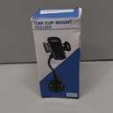 Bokilino Car Cup Holder Phone Mount, Adjustable Gooseneck Cup Holder Cradle Car Mount for Cell Phone iPhone 11 Pro/11 Pro Max/11/X/Xs/Xs Max/8/8Plus,Samsung,Huawei,LG, Sony, Nokia (Black)