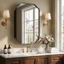 20"x26" Bathroom Medicine Cabinet Wall-Mounted Mirror with Storage