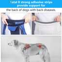 Coodeo Dog Back Brace for Dogs Arthritis, Pet Back Bracer for IVDD, Back Protector Helps Pain Relief, Surgical Recovery and Rehabilitation, Dogs Back Disease Prevention. (Blue,XX-Large)